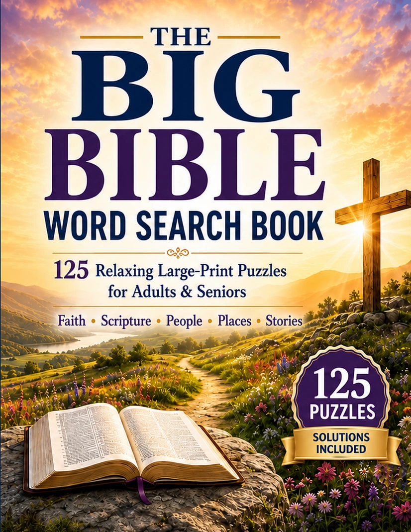 The Big Bible Word Search Book cover