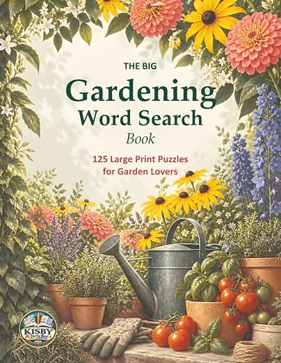 The Big Gardening Word Search Book cover