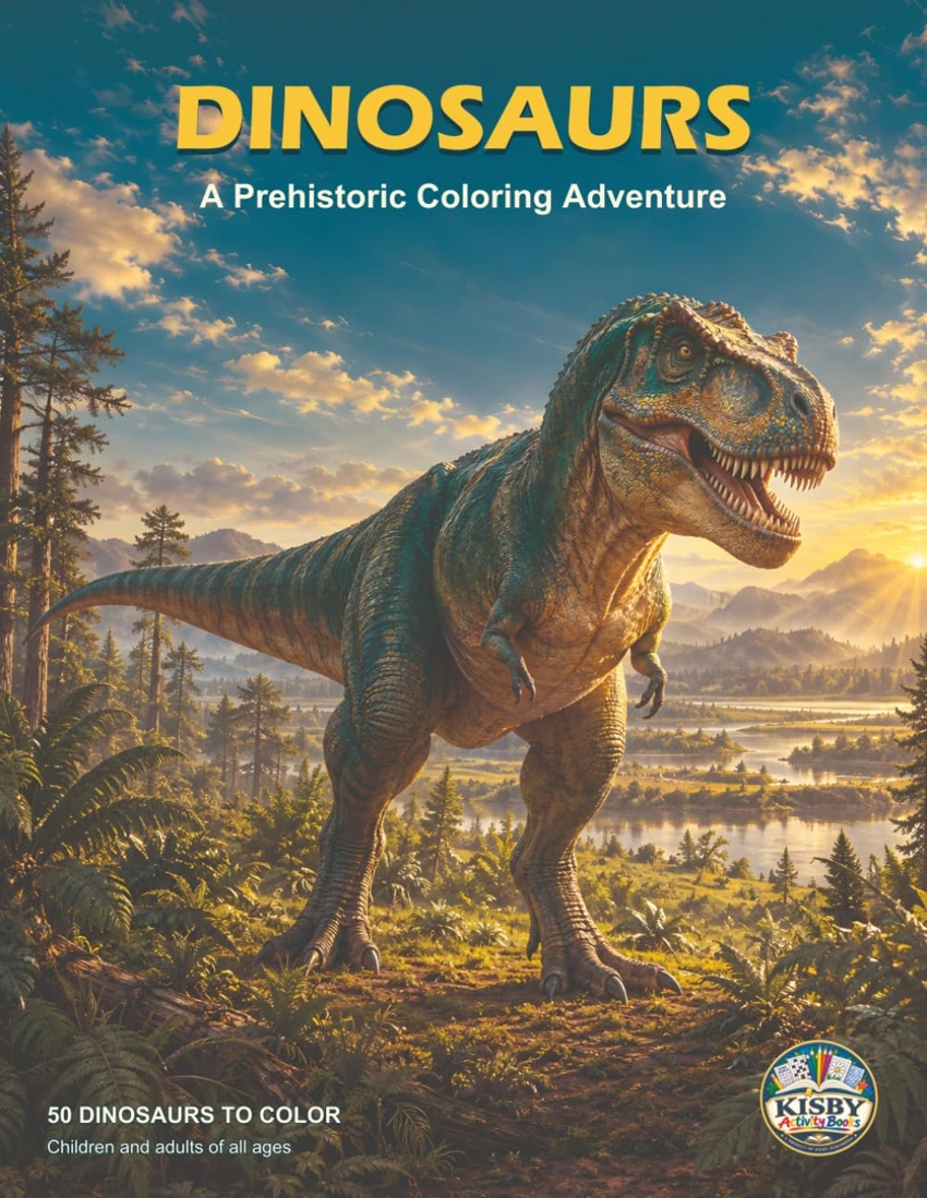 Dinosaurs: A Prehistoric Coloring Adventure